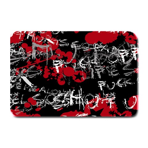Emo Graffiti Plate Mat from ArtsNow.com 18 x12  Plate Mat