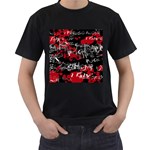 Emo Graffiti Men s T-Shirt (Black)