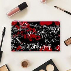 Emo Graffiti Cosmetic Bag (Medium) from ArtsNow.com Front