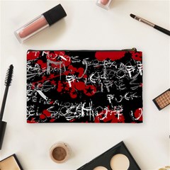 Emo Graffiti Cosmetic Bag (Medium) from ArtsNow.com Back