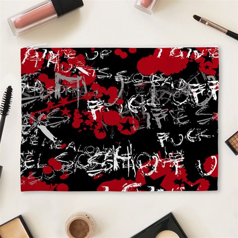 Emo Graffiti Cosmetic Bag (XL) from ArtsNow.com Front