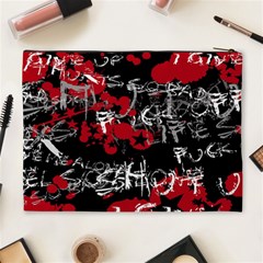 Emo Graffiti Cosmetic Bag (XL) from ArtsNow.com Back