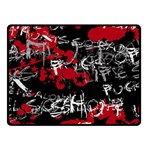 Emo Graffiti Fleece Blanket (Small)
