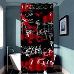 Emo Graffiti Shower Curtain 36  x 72  (Stall)