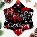 Emo Graffiti Ornament (Snowflake)