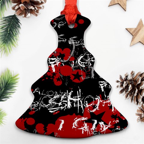 Emo Graffiti Ornament (Christmas Tree)  from ArtsNow.com Front