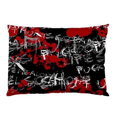 Emo Graffiti Pillow Case (Two Sides) from ArtsNow.com Front