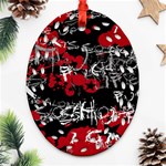 Emo Graffiti Ornament (Oval Filigree)