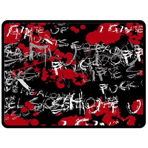 Emo Graffiti Double Sided Fleece Blanket (Large) from ArtsNow.com 80 x60  Blanket Front