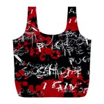 Emo Graffiti Full Print Recycle Bag (L)