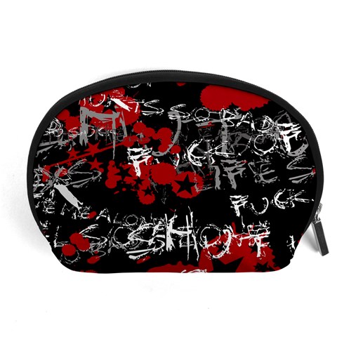 Emo Graffiti Accessory Pouch (Large) from ArtsNow.com Front