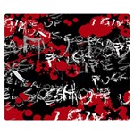 Emo Graffiti Double Sided Flano Blanket (Small)