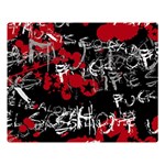 Emo Graffiti Double Sided Flano Blanket (Large)