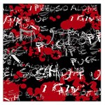 Emo Graffiti Large Satin Scarf (Square)