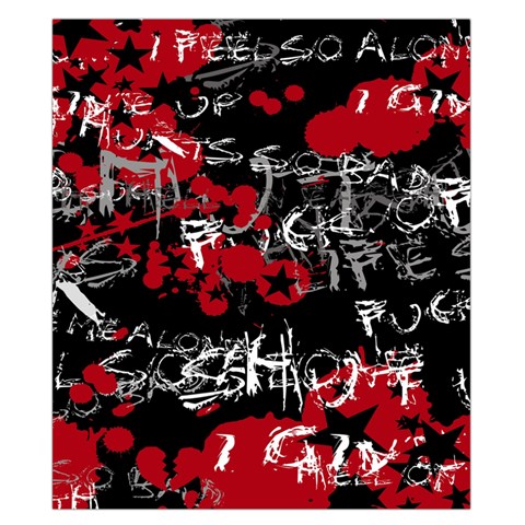 Emo Graffiti Duvet Cover (California King Size) from ArtsNow.com Duvet Quilt