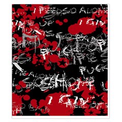 Emo Graffiti Duvet Cover Double Side (California King Size) from ArtsNow.com Back