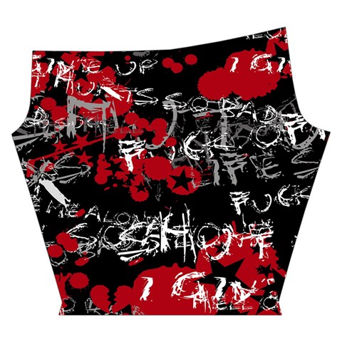 Emo Graffiti Yoga Cropped Leggings from ArtsNow.com Left