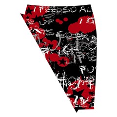 Emo Graffiti Midi Wrap Pencil Skirt from ArtsNow.com Front Left