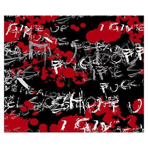 Emo Graffiti Medium Tote Bag from ArtsNow.com Front