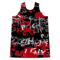 Emo Graffiti Shoulder Cutout Velvet One Piece from ArtsNow.com Front