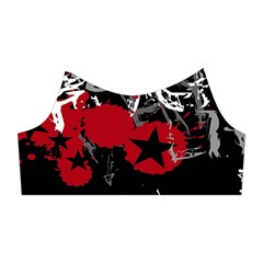 Emo Graffiti Shoulder Cutout Velvet One Piece from ArtsNow.com Right Sleeve
