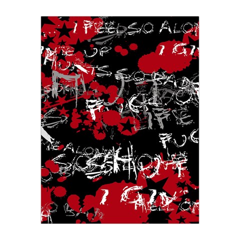 Emo Graffiti Medium Tapestry from ArtsNow.com Front