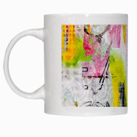 Graffiti Graphic White Mug from ArtsNow.com Left