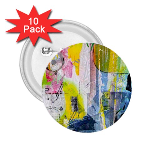 Graffiti Graphic 2.25  Button (10 pack) from ArtsNow.com Front