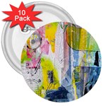 Graffiti Graphic 3  Button (10 pack)
