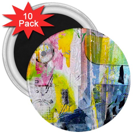 Graffiti Graphic 3  Magnet (10 pack) from ArtsNow.com Front