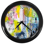 Graffiti Graphic Wall Clock (Black)