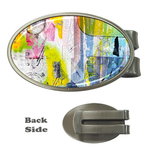 Graffiti Graphic Money Clip (Oval) from ArtsNow.com Front