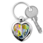 Graffiti Graphic Key Chain (Heart)