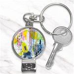 Graffiti Graphic Nail Clippers Key Chain