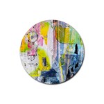 Graffiti Graphic Rubber Round Coaster (4 pack)