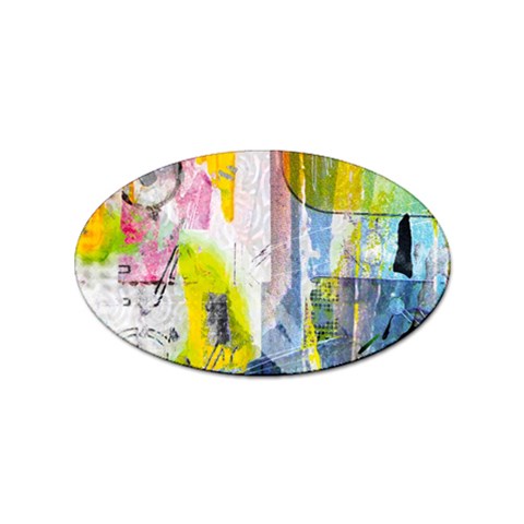 Graffiti Graphic Sticker (Oval) from ArtsNow.com Front