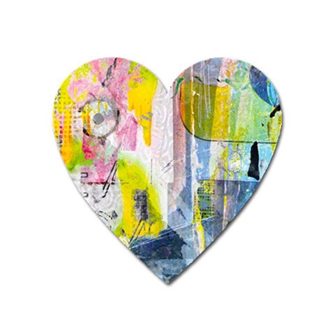 Graffiti Graphic Magnet (Heart) from ArtsNow.com Front
