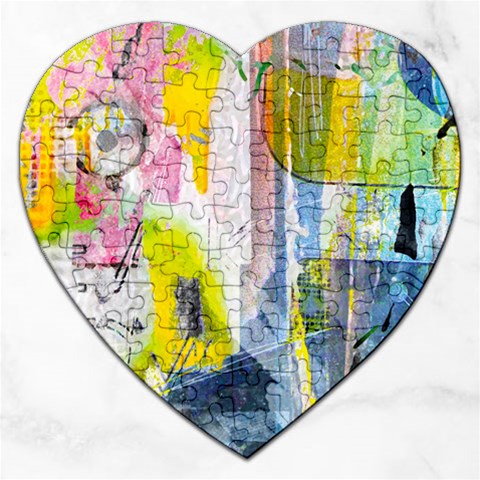 Graffiti Graphic Jigsaw Puzzle (Heart) from ArtsNow.com Front