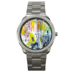 Graffiti Graphic Sport Metal Watch