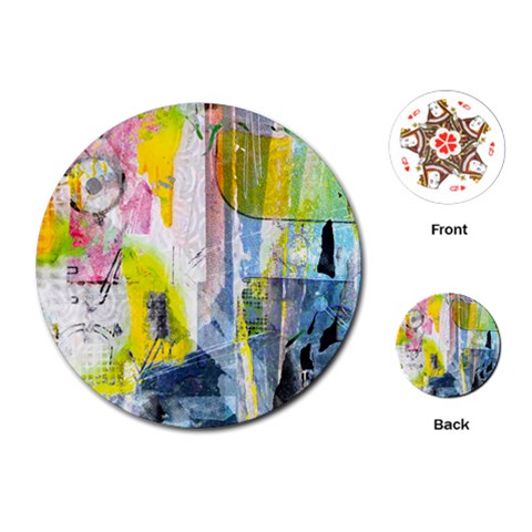 Graffiti Graphic Playing Cards Single Design (Round) from ArtsNow.com Front