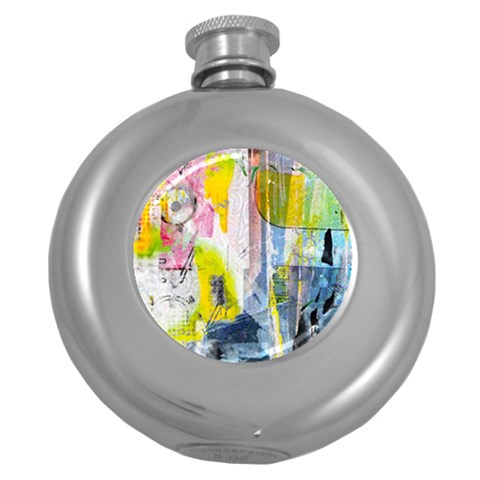 Graffiti Graphic Hip Flask (5 oz) from ArtsNow.com Front
