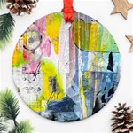 Graffiti Graphic Round Ornament (Two Sides)