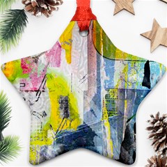 Graffiti Graphic Star Ornament (Two Sides) from ArtsNow.com Back