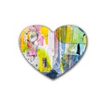 Graffiti Graphic Rubber Coaster (Heart)