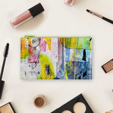 Graffiti Graphic Cosmetic Bag (Small) from ArtsNow.com Front