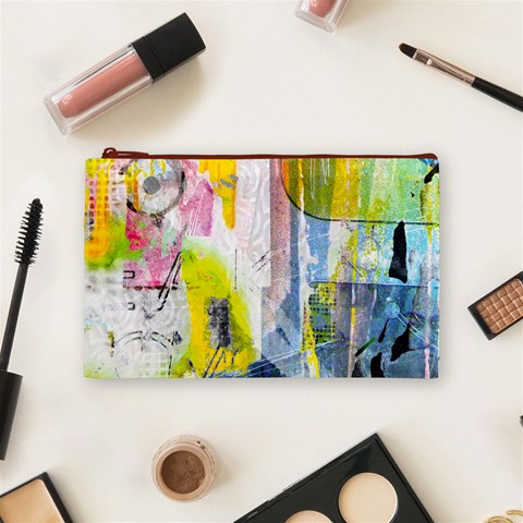 Graffiti Graphic Cosmetic Bag (Medium) from ArtsNow.com Front