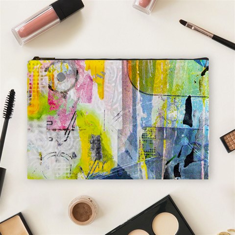 Graffiti Graphic Cosmetic Bag (Large) from ArtsNow.com Front