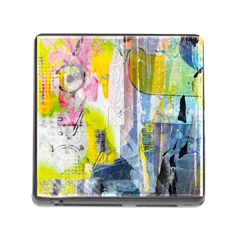 Graffiti Graphic Memory Card Reader (Square 5 Slot) from ArtsNow.com Front