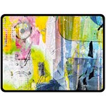 Graffiti Graphic Fleece Blanket (Large)