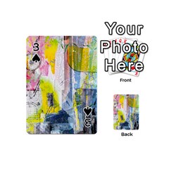 Graffiti Graphic Playing Cards 54 Designs (Mini) from ArtsNow.com Front - Spade3